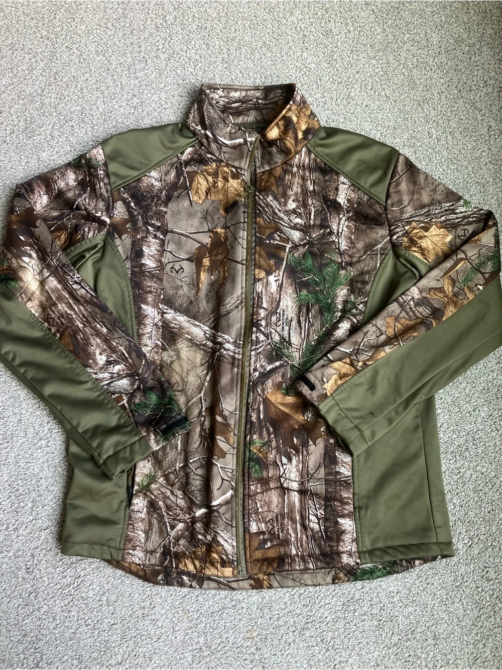 Dinner Mountain - Mossy Oak Camo Zip Shirt Jacket
